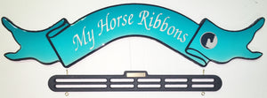 My Horse Ribbons in Aqua with combination Holder