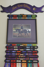 Load image into Gallery viewer, Show horse Ribbons with extra holders and photo frame sold seperatly