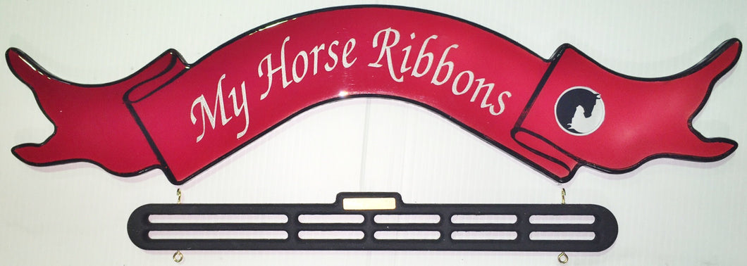 My Horse Ribbons RED